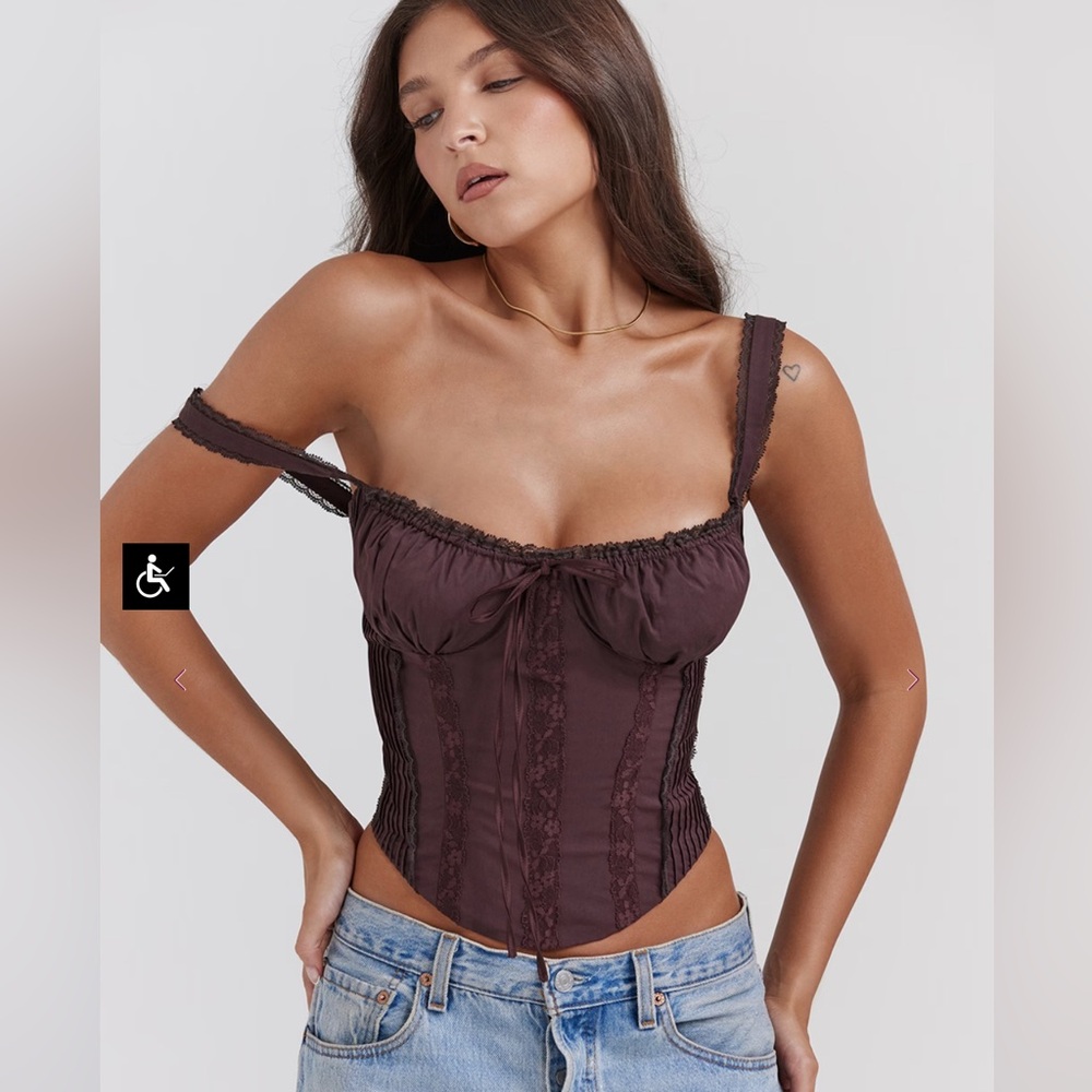 House of Cb Gini corset top